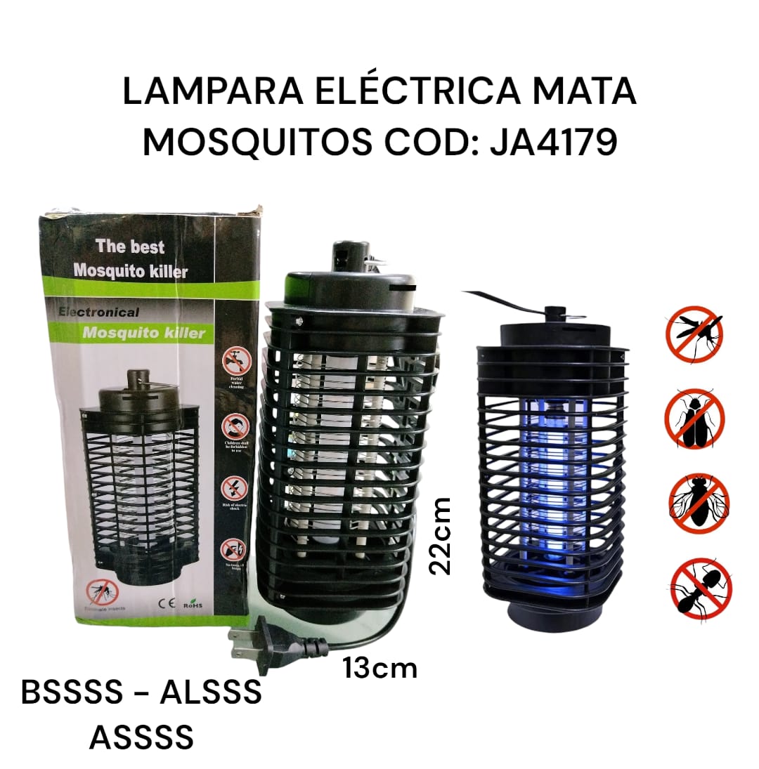 LAMPARA ELECTRICA MATA MOSQUITOS