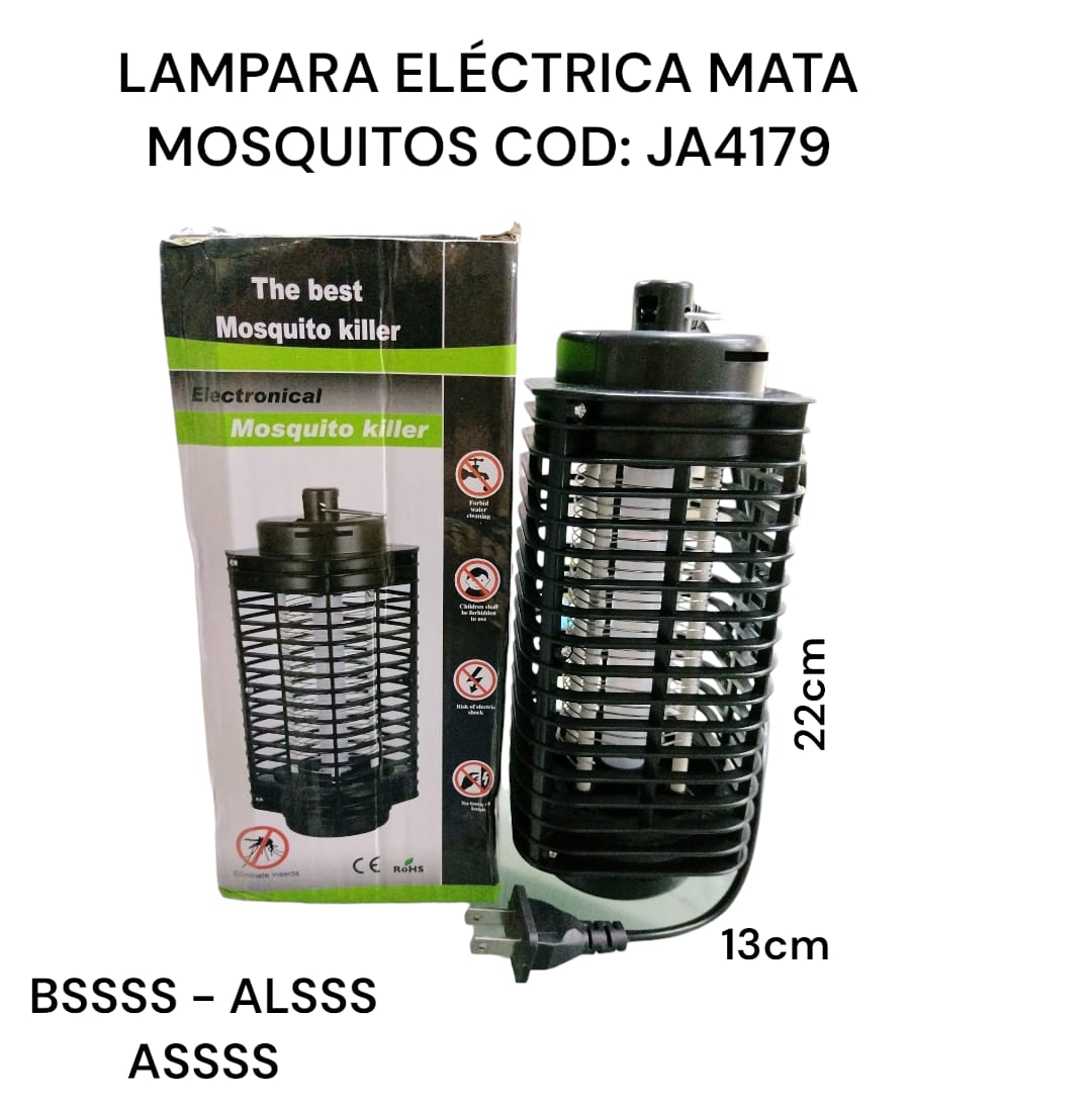 LAMPARA ELECTRICA MATA MOSQUITOS